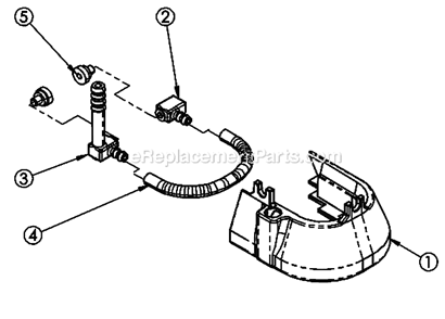 Module Misting Diagram and Parts List for TX3  Barranca Diamond Tile Saw